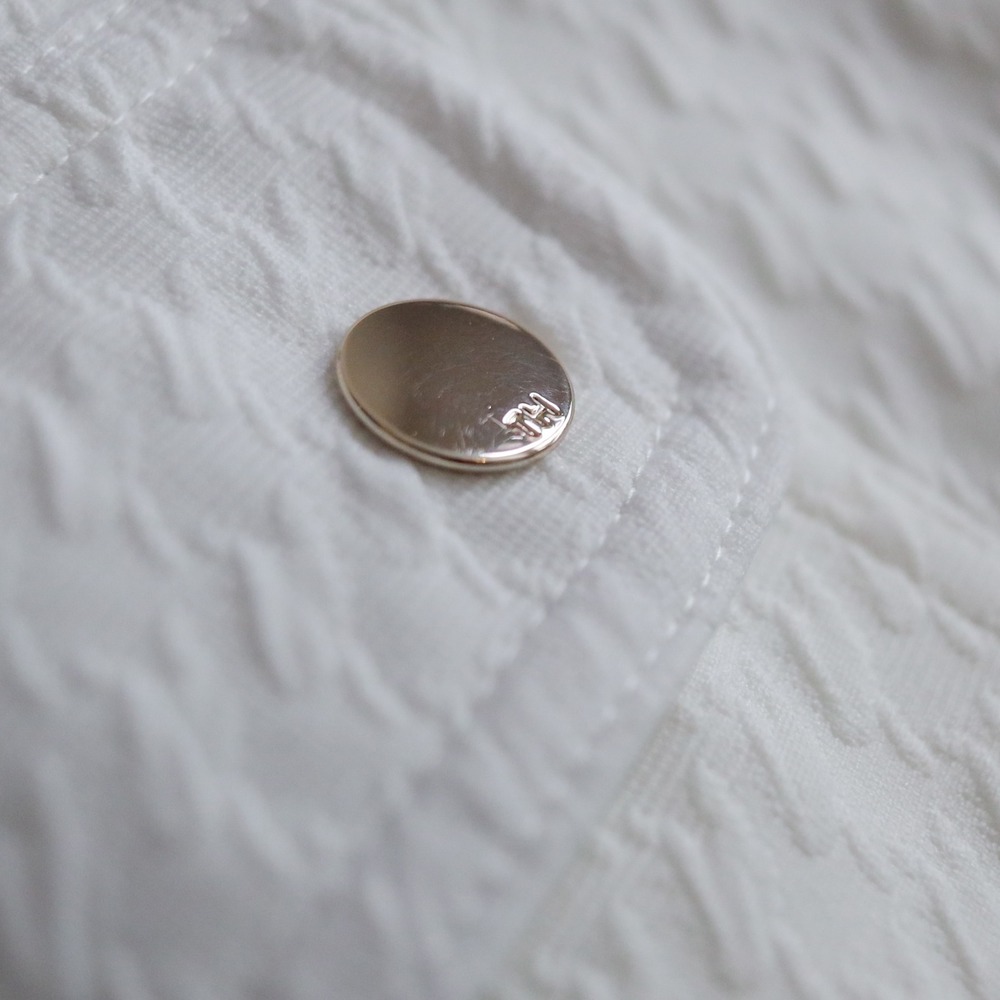 Tommy Hilfiger Shift Dress 8‎ White Textured Pique Pocket Sleeveless Mod Preppy - Picture 12 of 15